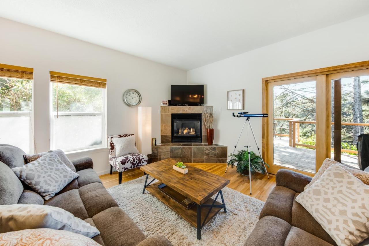 Yaquina Lighthouse View Beach Home Newport Exteriér fotografie