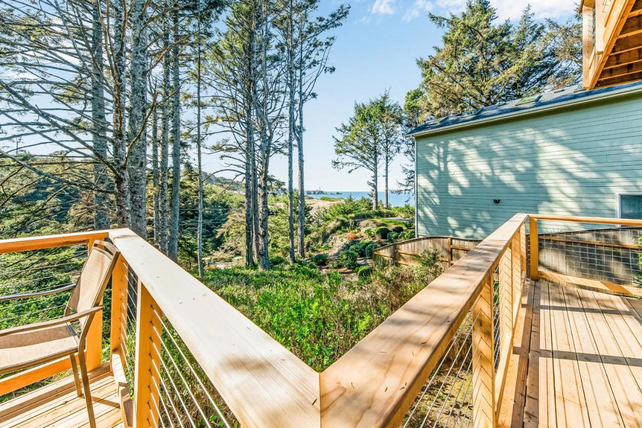 Yaquina Lighthouse View Beach Home Newport Exteriér fotografie